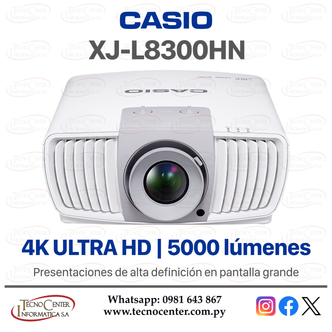 Proyector Casio XJ-L8300HN 4K UHD